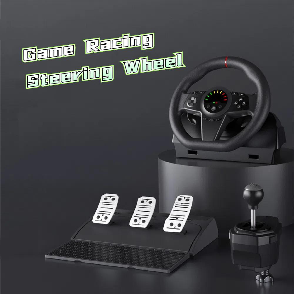 PC Racing Simulation Driving Game Steering Wheel Compatible with PS4 Console Xbox Serise X Three Foot Shifter