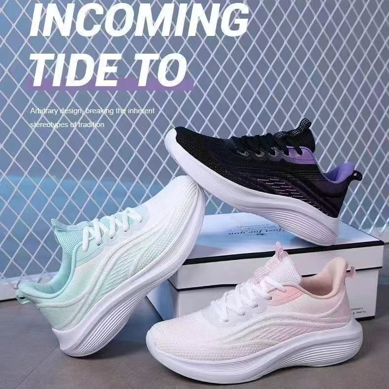 Бег для отдыха, противоскользящая походная обувь, сетчатая дышащая спортивная обувь для женщин, спортивная обувь для пар