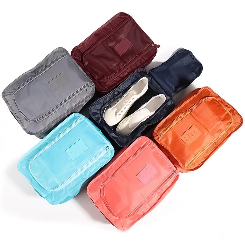 Traveling Pouch Storage Rasy Zipper Bag Waterproof Laundry Shoes Organizer Set for Packing Clothes Toiletries Cosmetic Bags Luggage Accessories