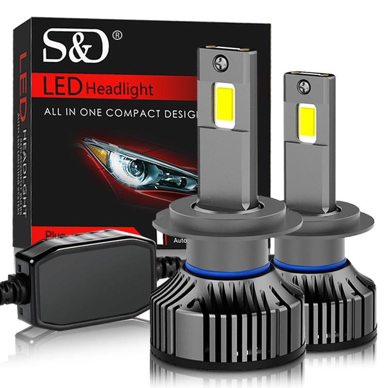 2 шт. H7 светодиодный Canbus 25000LM 120 Вт H11 светодиоды H4 H1 H8 HB3 9005 9006 HB4 9012 Hir2 лампы для автомобильных фар мотоцикл авто противотуманные фары 6000K двойная медная трубка