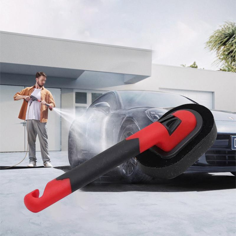 SEAMETAL Автомобильная шина, колесо, восковая губка, щетка с длинной ручкой, нескользящая чистящая щетка, полировальный инструмент