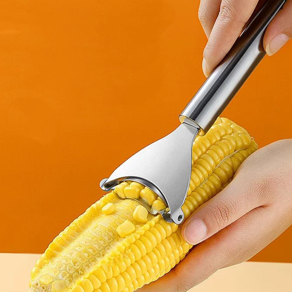 Кухонные гаджеты для очистки кукурузы из нержавеющей стали, фруктов и овощей