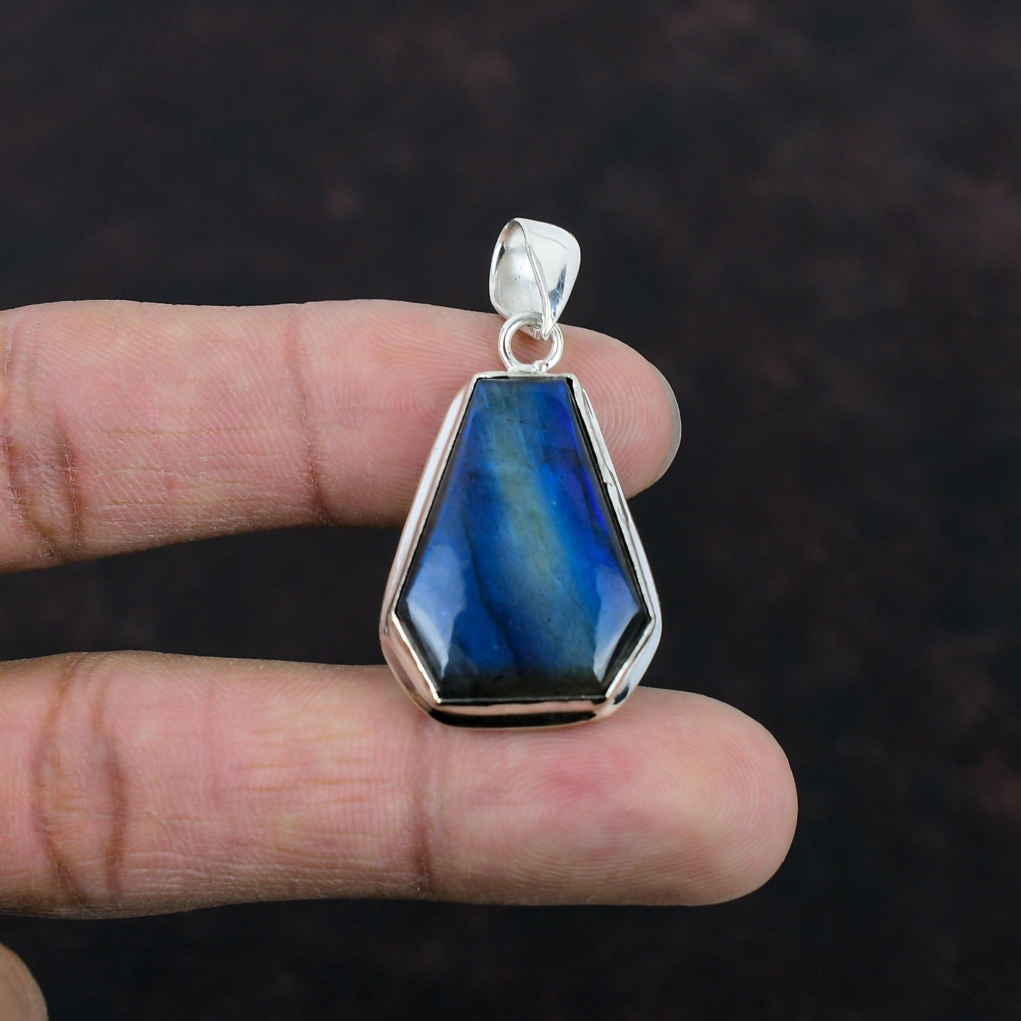 Подвеска из лабрадорита, подвеска из стерлингового серебра 925 пробы, подвеска из драгоценного камня, ювелирные изделия ручной работы, стильная подвеска, замечательные серебряные ювелирные изделия, подарки для мамы