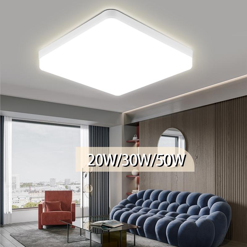 Square Led Ceiling Lamp Indoor Lighting 20w 30w 50w Ceiling Light for Bedroom Living Room