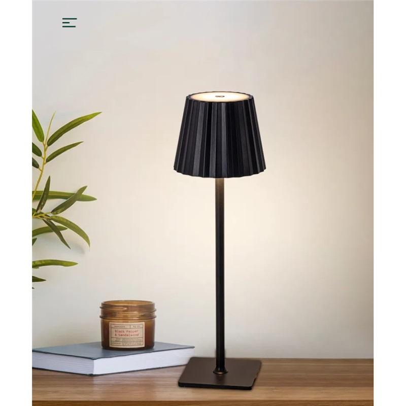 Rechargeable Desk Lamp Touch Dimming Dining Table Bar Lamp Cafe Decorative Lamp Ambient Lamp Table Lamp Bedside Night Light