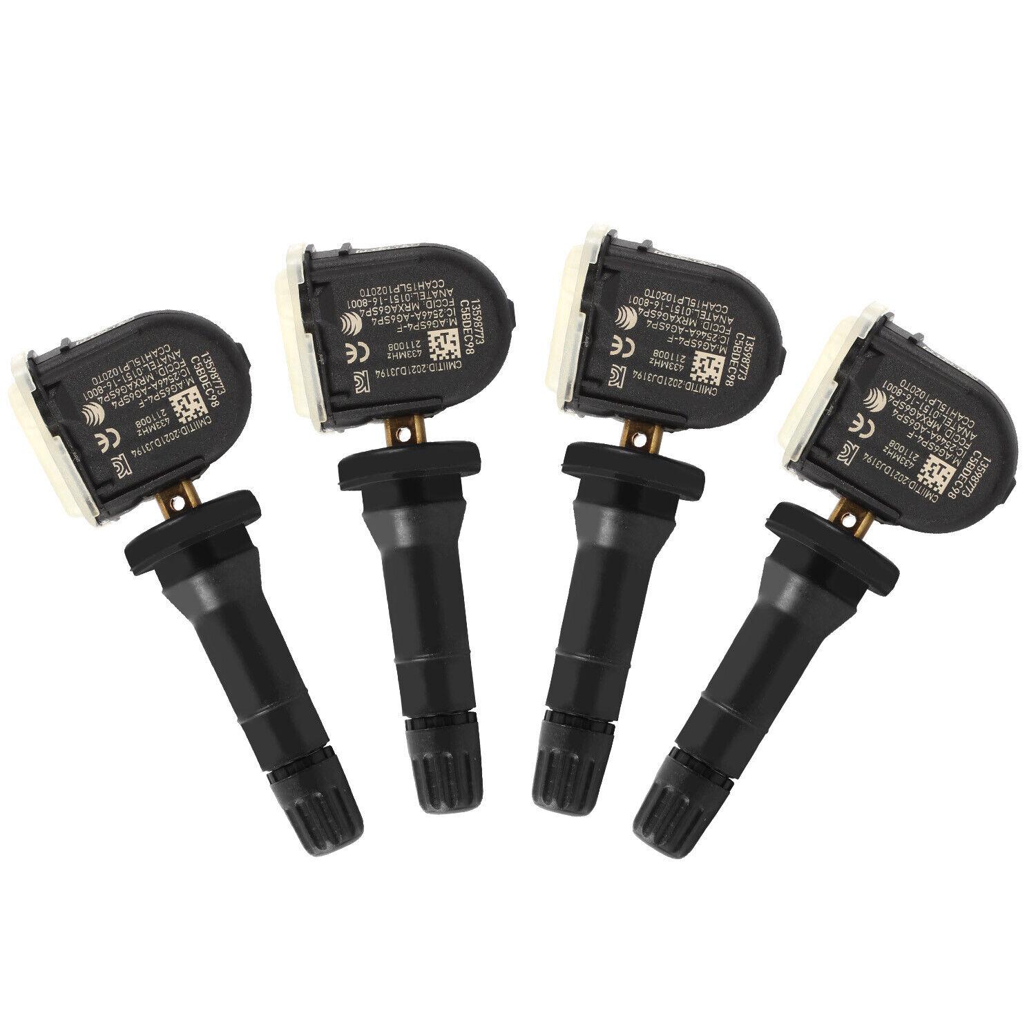 1/4 шт 433 МГц 13598773 TPMS датчик давления в шинах для Buick Cadillac CT6 SRX XT5 Chevrolet Impala Aveo Silverado Tahoe Cruze