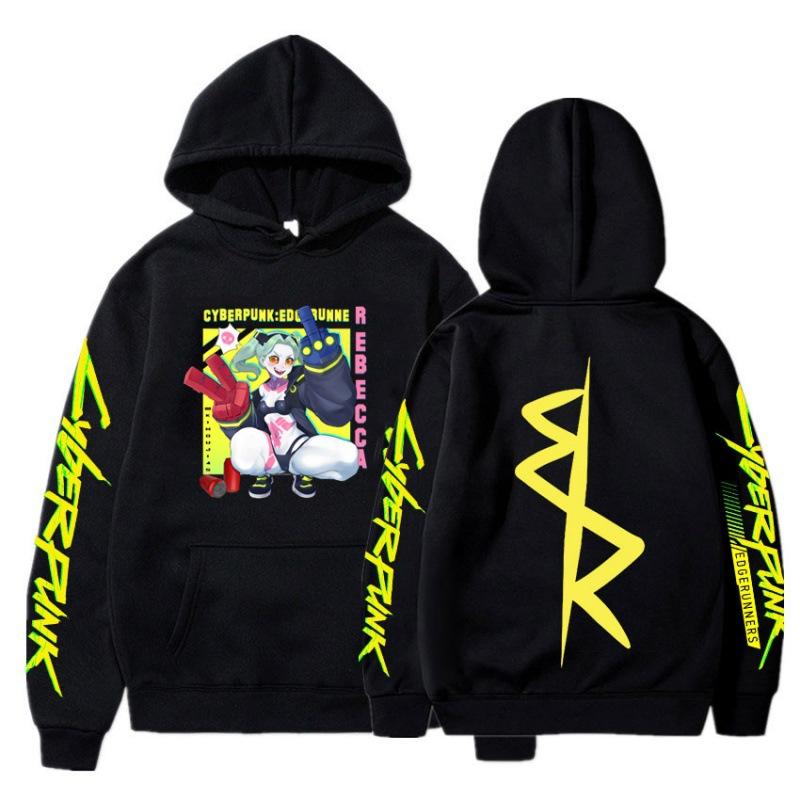 Зимняя толстовка с капюшоном Аниме Cyberpunk Edgerunners Hoodie