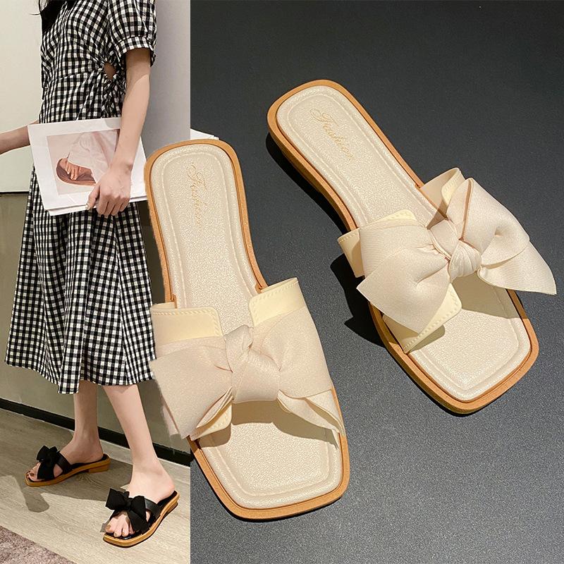 Модные женские тапочки без застежек, мягкие, с плоской подошвой, из ПВХ-материала, с рисунком в виде сетки-бабочки, удобная домашняя обувь, новый стиль