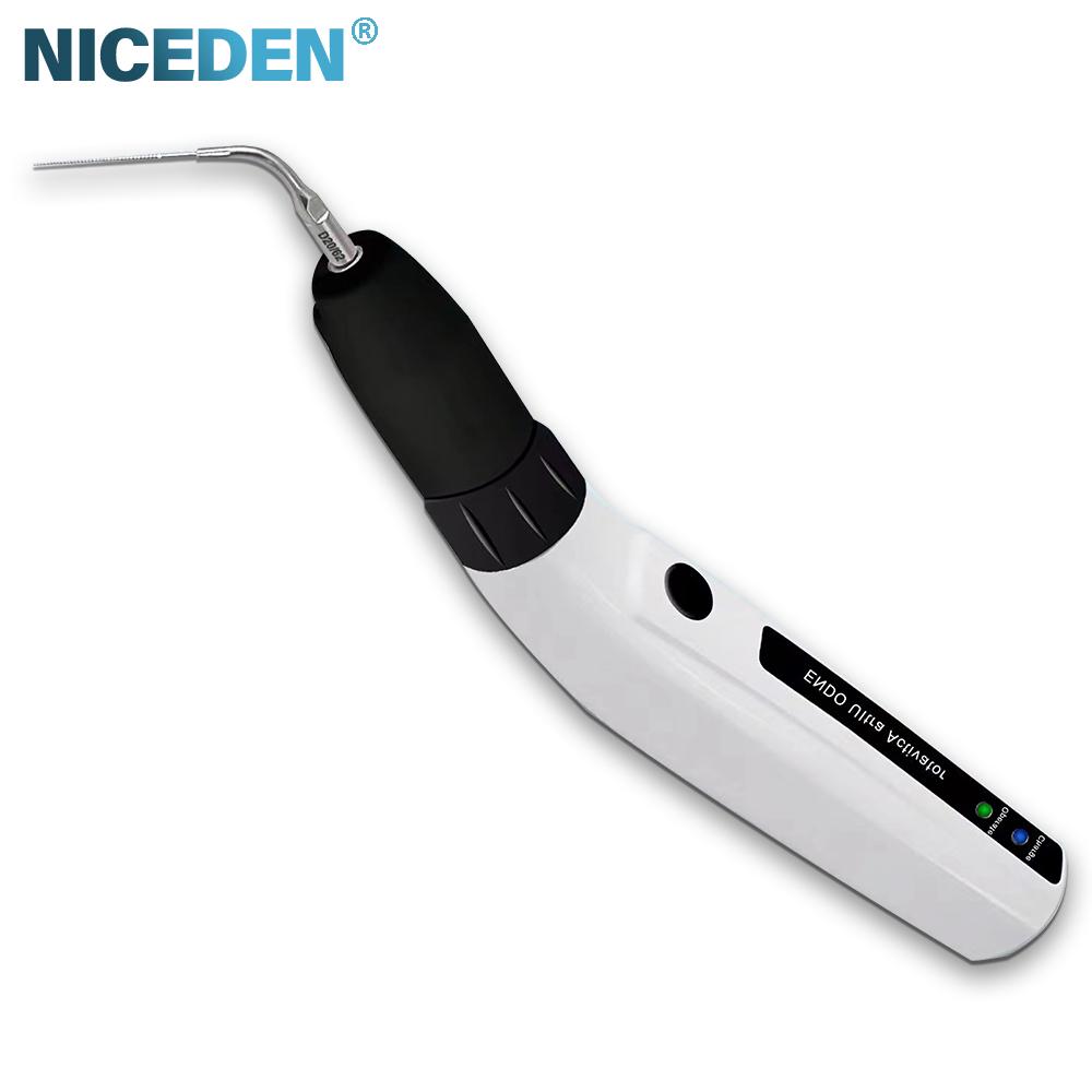 NICEDEN Endo Activator – Ultrasonic Root Canal Irrigation Device with 6 Metal Tips for Endodontic Cleaning & Activation