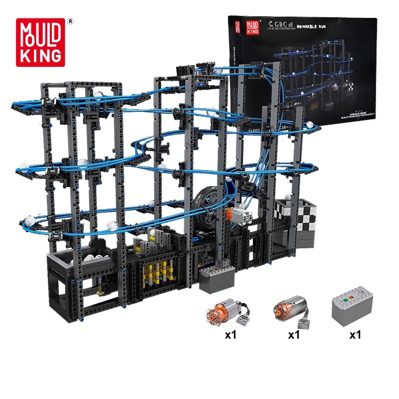 MOULD KING 26002 Creative Educational Toys Motorized Great Ball Contraption Model Building Blocks MOC Bricks Kids Gifts For Kids