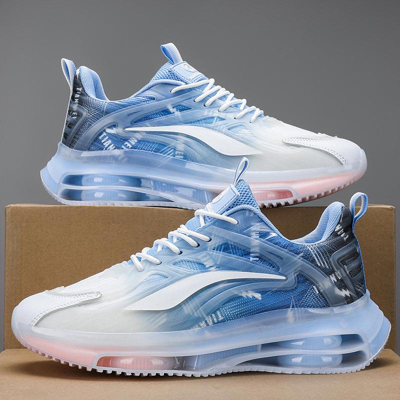 Men's Comfortable Running Shoes - Shock-absorbing, Non Slip, Breathable, Lace Up, Durable Outsole, Suitable for Outdoor Activities and Casual Shoes