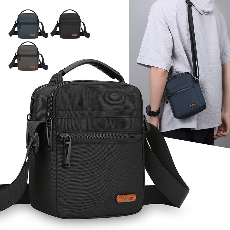 Men's Fashion Crossbody Bag - Lightweight Small Shoulder Messenger Purse (Stylish & Elegant Casual Handbag for Daily Use)