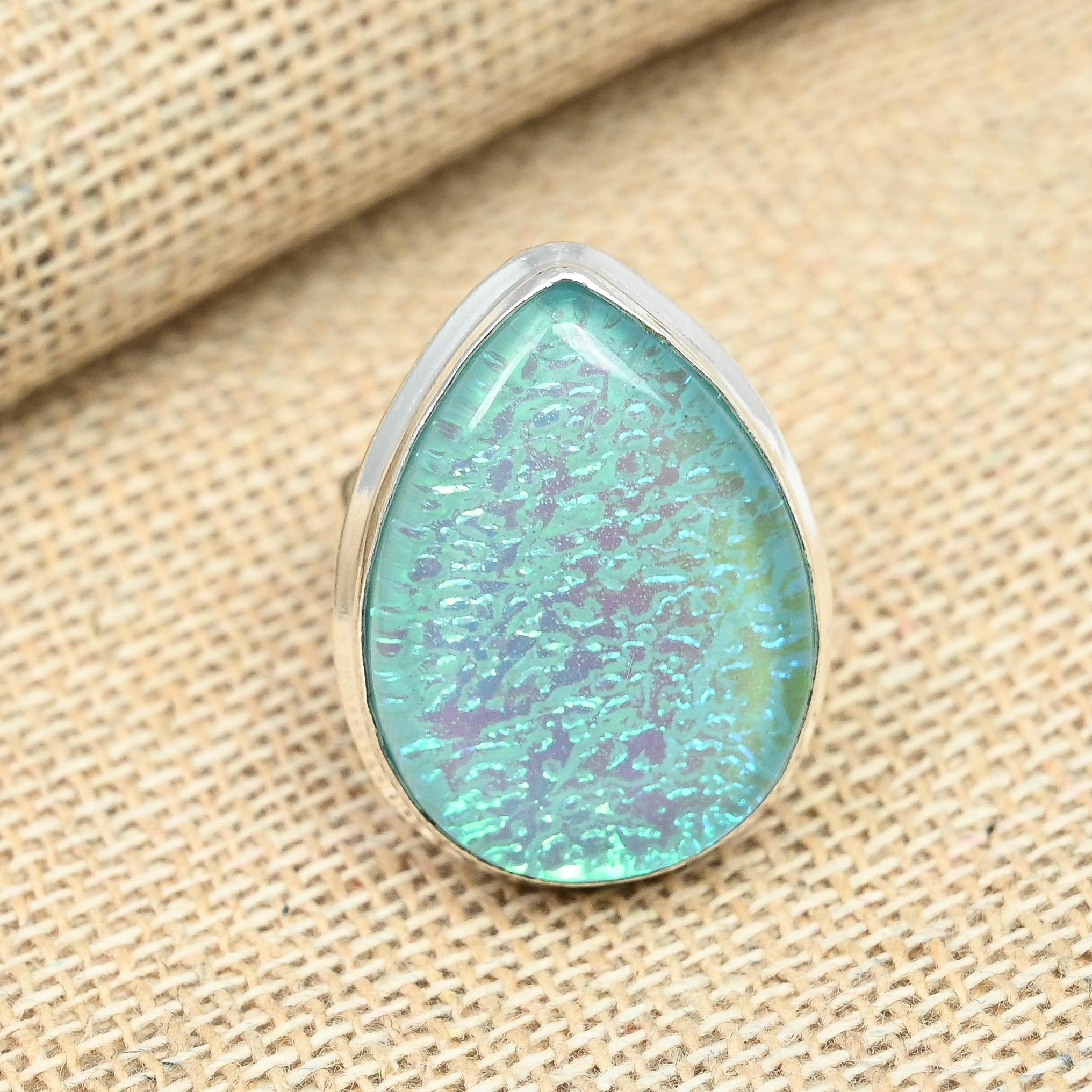 Кольцо с синим австралийским тройным опалом, драгоценный камень, твердое серебро 925 пробы, обручальное кольцо, подарочные ювелирные изделия