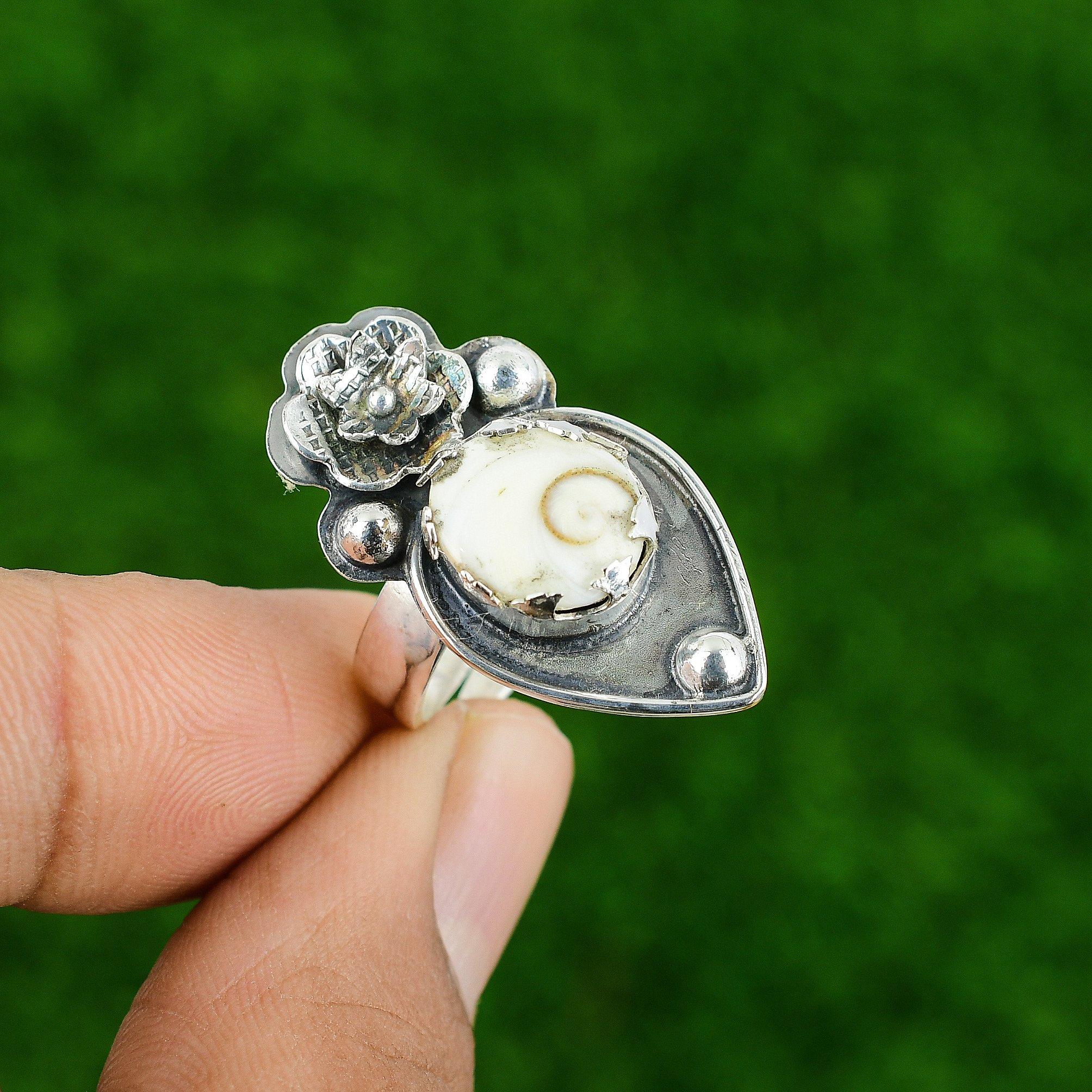 Натуральный перламутр «Глаз Шивы», кольцо с регулируемым размером, серебро 925 пробы, в виде цветка с мультикамнями, для девочек
