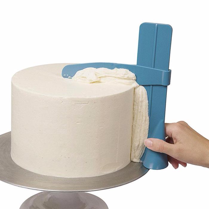 Adjustable Height Cake Screed Cake Scraper Cake Edge Smoothing Tool