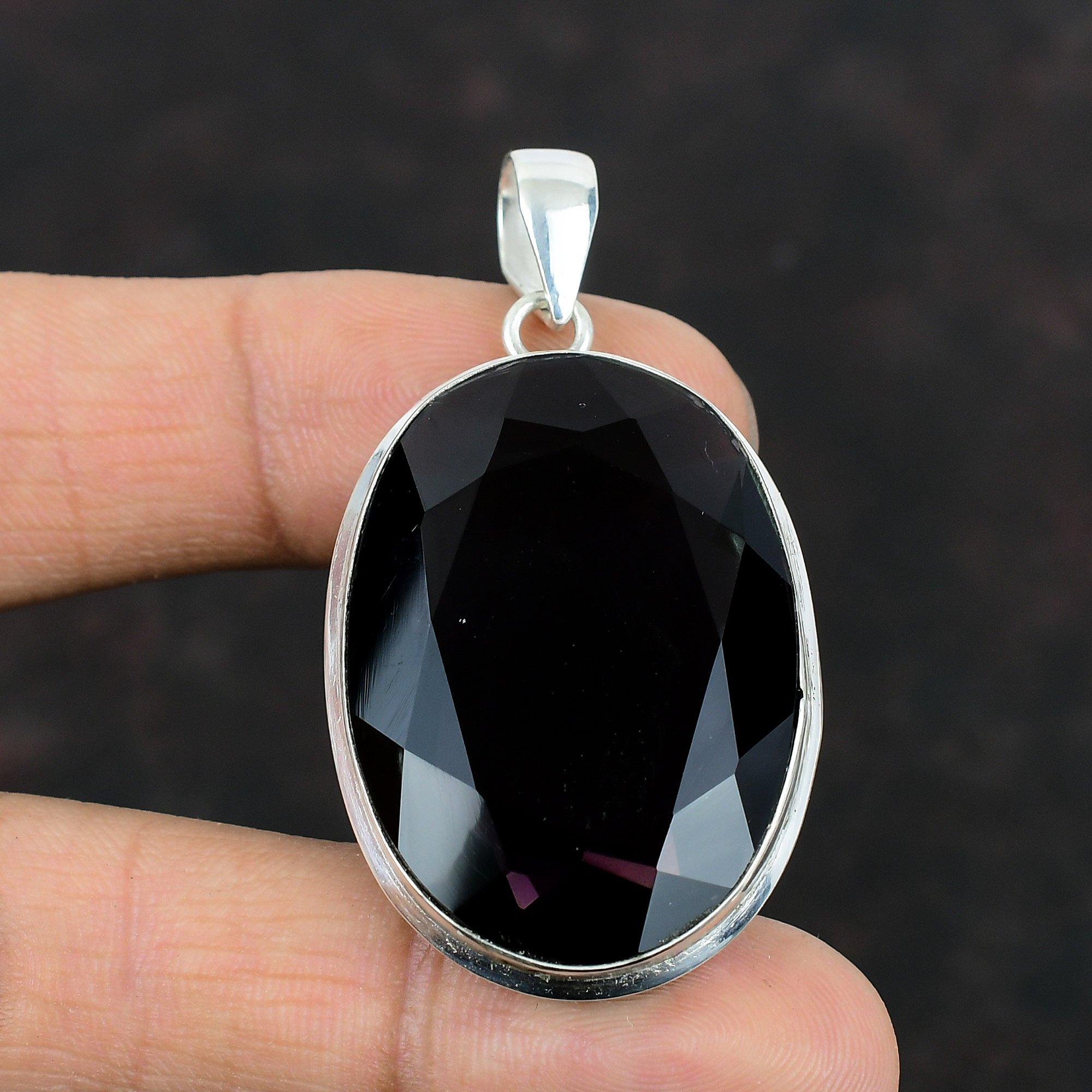 Граненый Африканский Аметист Подвеска Стерлингового Серебра 925 Подвеска Ювелирные Изделия Ручной Работы Совершенно Новый Подвеска Подвеска Из Драгоценного Камня Аметист Ювелирные Изделия Для Подарков