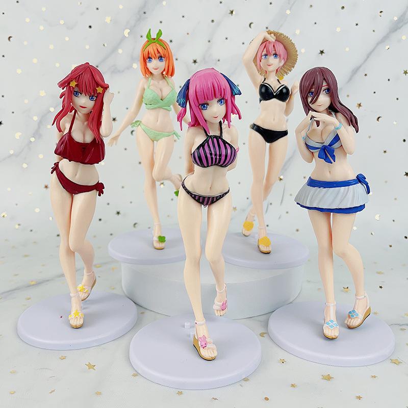 The Quintessential Quintuplets Sexy Swimsuit Doll Model PVC Action Figure Toy