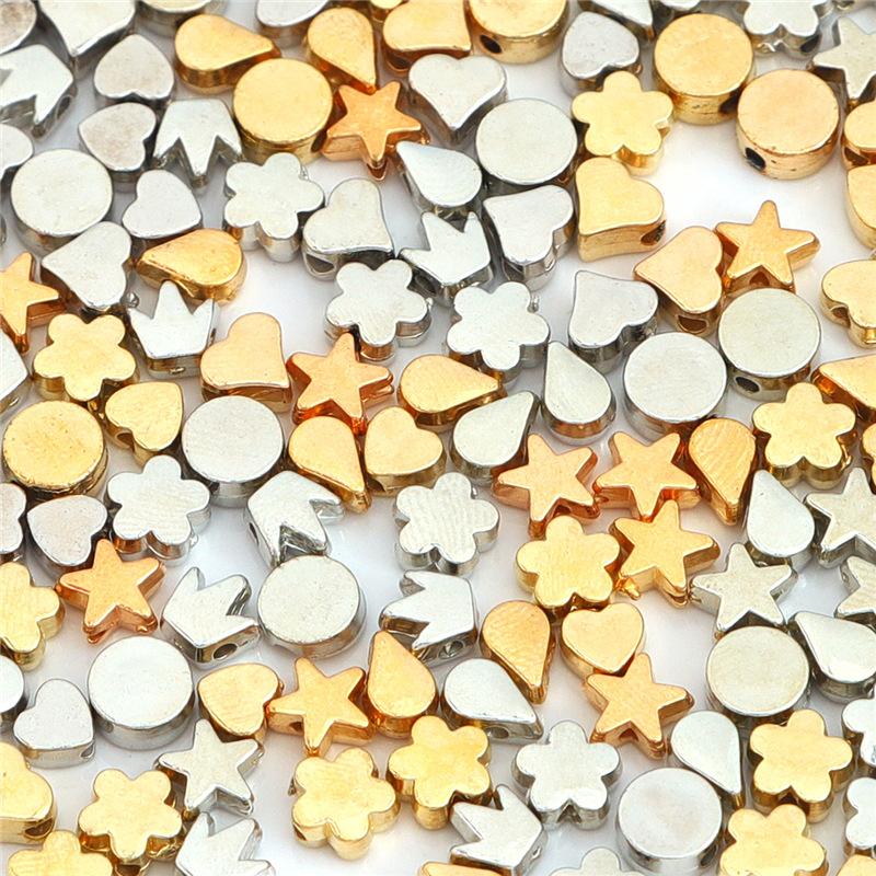 100PCS/Lot High Quality CCB Star Spacer Beads DIY Bracelet Necklace Handmade Accessories for Jewelry Making