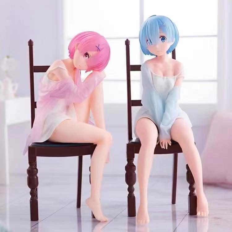 Аниме игра Re Zero Сексуальная пижама Rem Косплей Костюм Модель игрушки