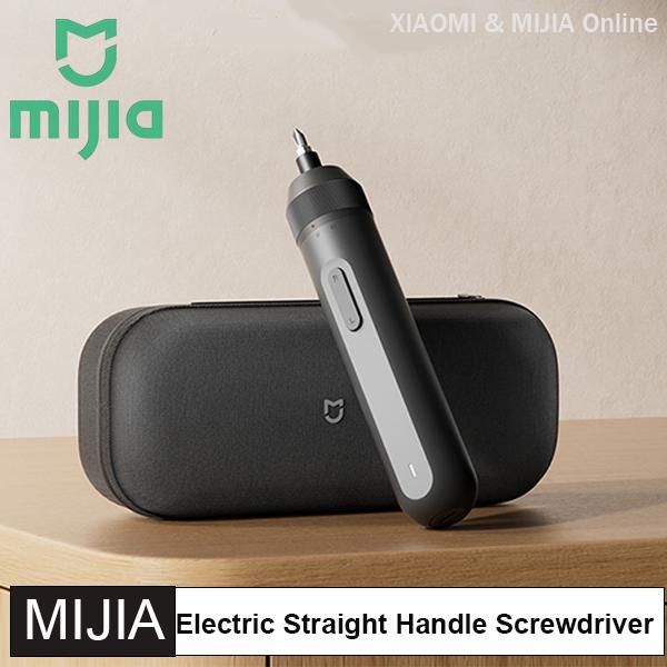 NEW MIJIA Electric Straight Handle Screwdriver 4N·m Max Torque 2000mAh Rechargeable Battery LED Lighting 18pcs Magnetic Bits for Home DIY