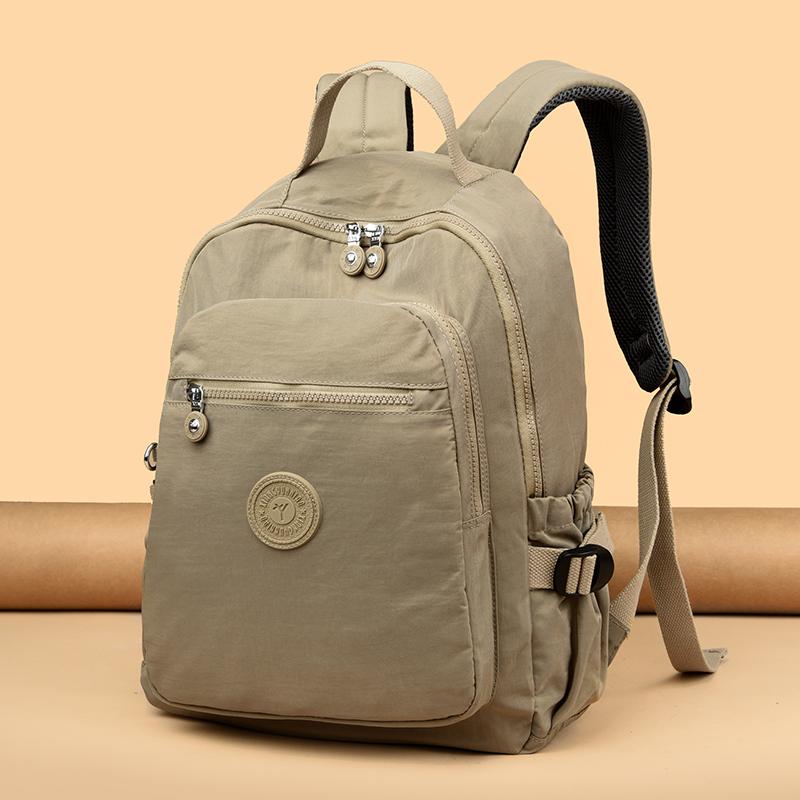 Lightweight Backpack Women's Travel Backpack Water-Repellent Nylon Student Schoolbag