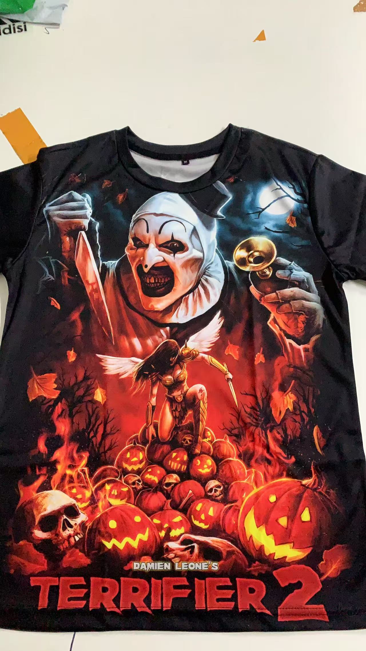 Men's Top Fashion Cartoon Cool Children's T-shirt 3D Men Short Sleeve Top Street Summer T-shirt