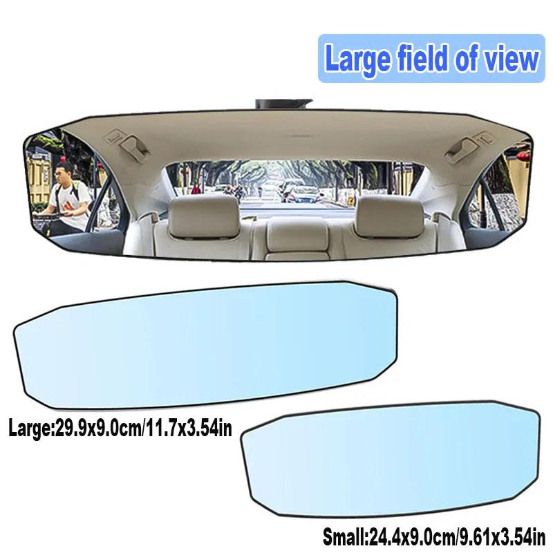 SEAMETAL Зеркало заднего вида выпуклое широкоугольное антибликовое салонное зеркало заднего вида для автомобиля наблюдение за детским креслом солнцезащитный козырек накладки на зеркала