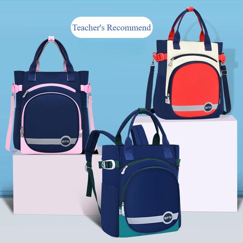 Teacher Recommend Multi Functional Tutoring Bag Unisex Primary Secondary School Students Backpack High Capacity Kid's Study Bag Crossbody Shoulder Bag
