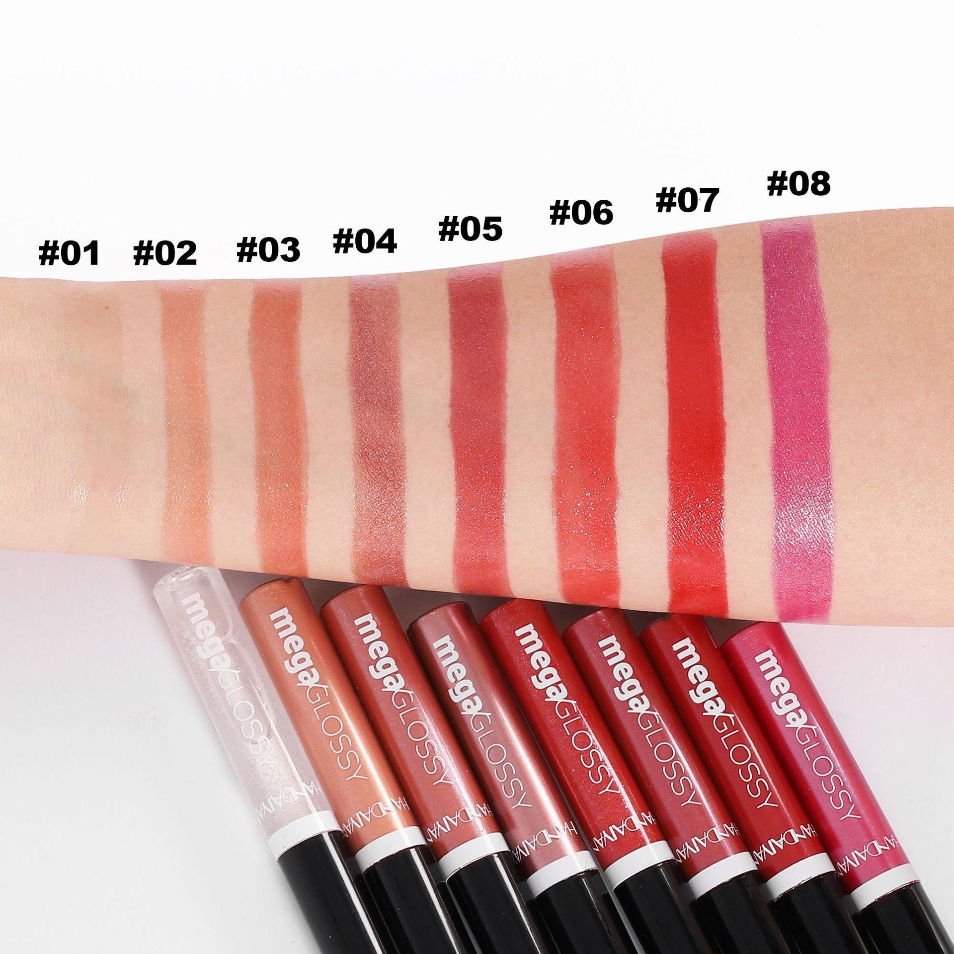 Pearlescent Fine Glitter Lip Glaze Long-lasting Moisturizing and Moisturizing Lip Glos Liquid Lipstick Transparent Lip Oil