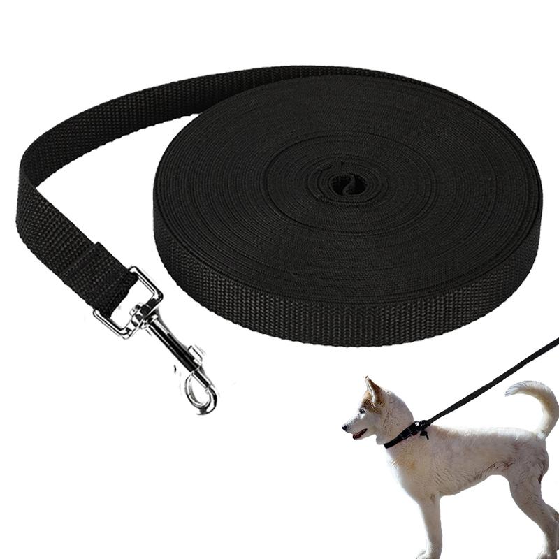 Твердый прочный поводок для собак для маленьких больших собак, кошек, домашних животных, щенков, тренировочная веревка для ходьбы, нейлоновая веревка для больших собак, длинные поводки, прогулочная защитная цепь, бульдог