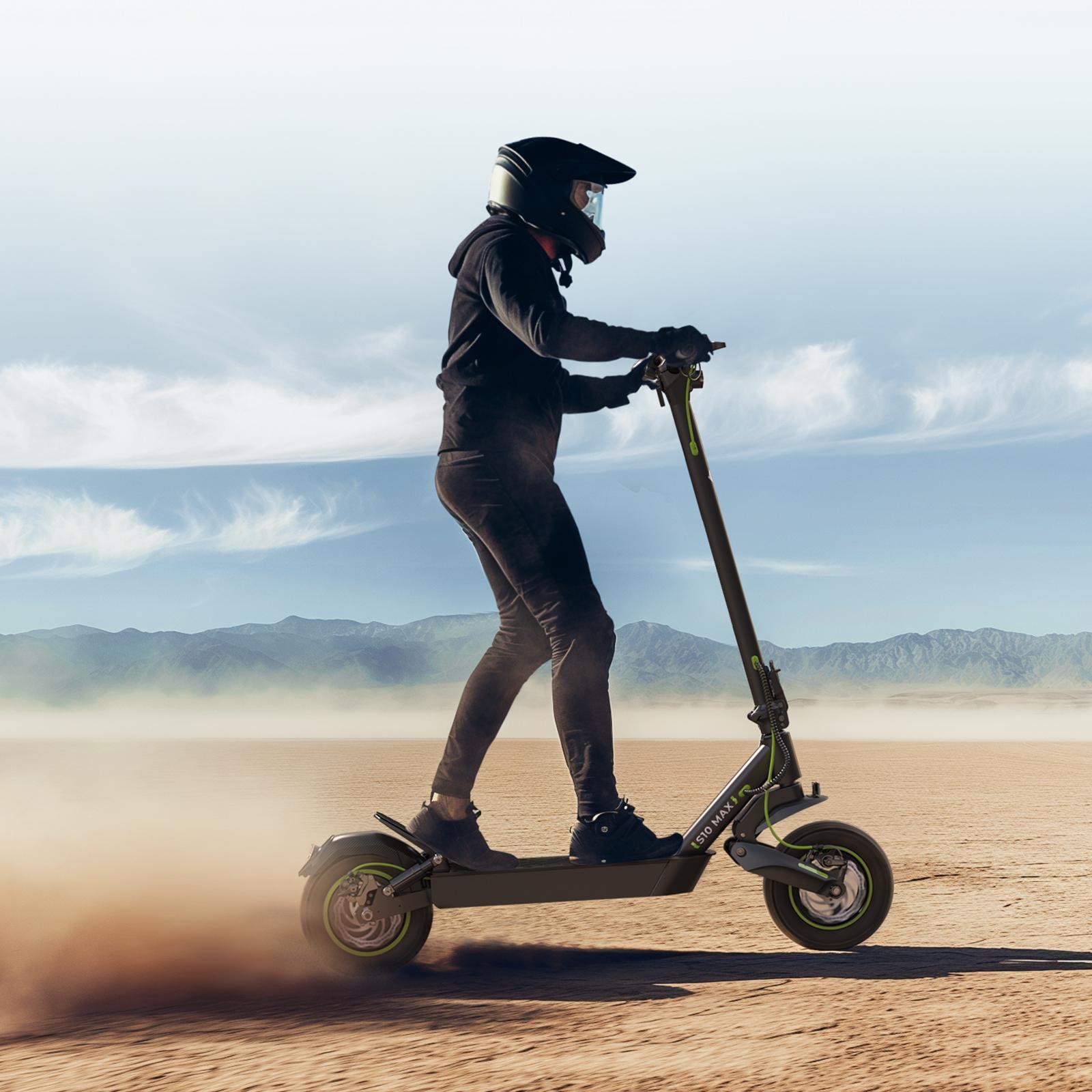 ISINWHEEL S10 MAX Electric Scooter For Adult 1000W Motor 48V15Ah Battery City Commuting 10 Inch Road Tires Folding EScooter