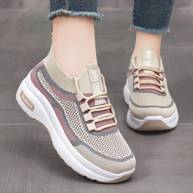 Shoes, Thick Soled Shoes, Casual Shoes, Women's Shoes, Height Increasing Shoes, Breathable Shoes