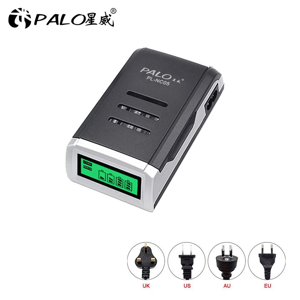 Cityork Интеллектуальное зарядное устройство с ЖК-дисплеем и 4 слотами для NiMh NiCd аккумуляторов типа AA/AAA 1,2 В, зарядное устройство aa aaa