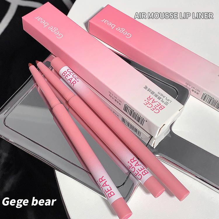 GEGE BEAR Карандаш для губ Shimmer Matte Lip Liner Pencil Long Lasting Lipstick Pen