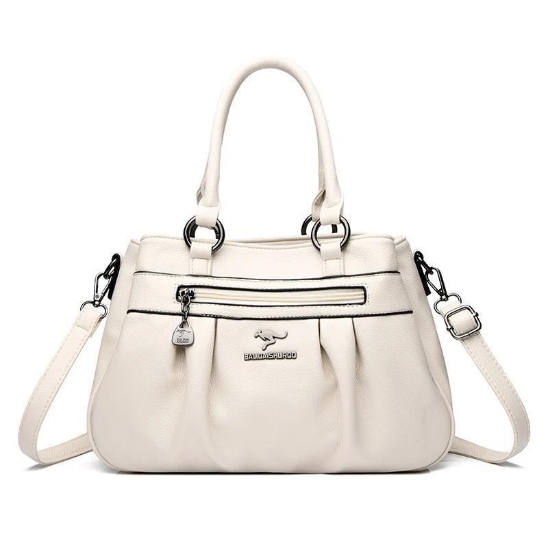 Вместительная сумка-тоут для женщин/Кожаная Женская/Женская Кожаная Сумка с Драпировкой