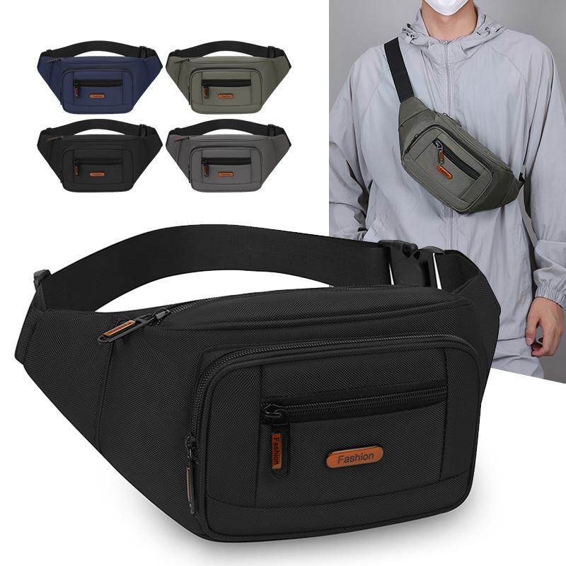 Men's Ultra Thin Lightweight Anti-Theft Sports Waist Bag for Outdoor Running Travel Essential Compact Mobile Waist Pack