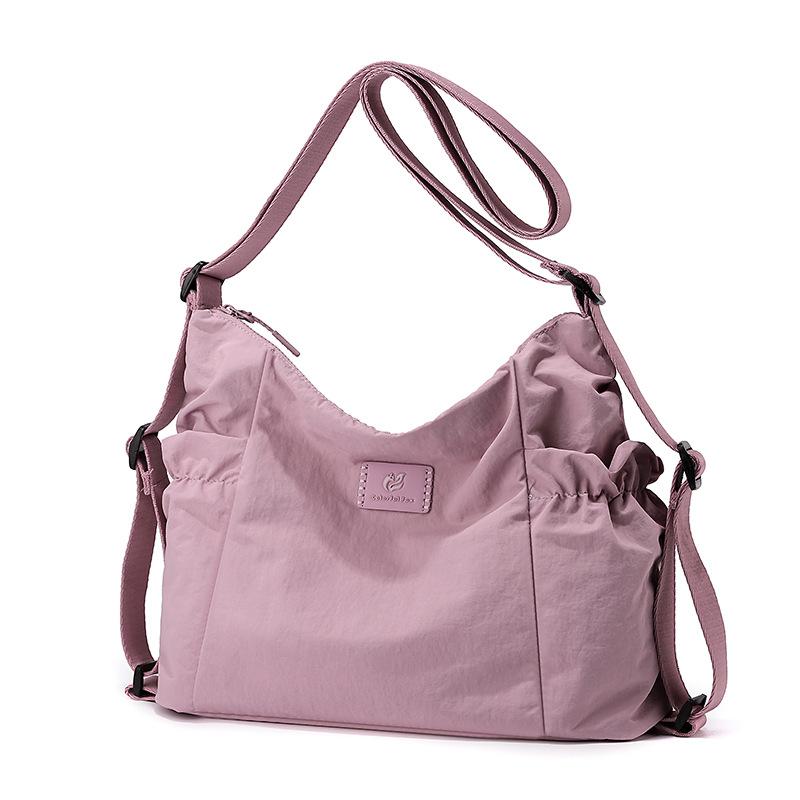 Women's Large Capacity Nylon Tote Bag, Multifunctional Commute Shoulder Crossbody Bag