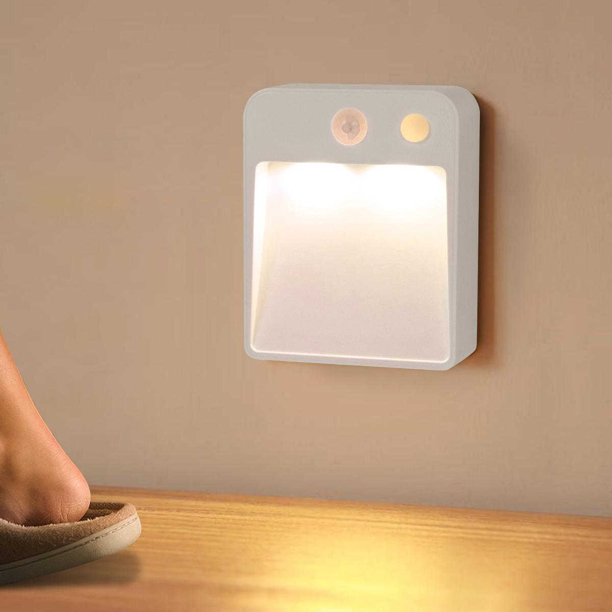 Night Light Two Modes Smart Sensor LED Lamp PIR Infrared Motion Sensor Light