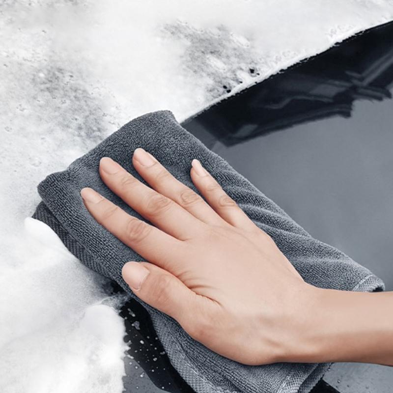 SEAMETAL Полотенце для мойки автомобиля 450 г/м² Полотенце из микрофибры Впитывающее воду Мягкая сушка Чистящая салфетка Уход за автомобилем