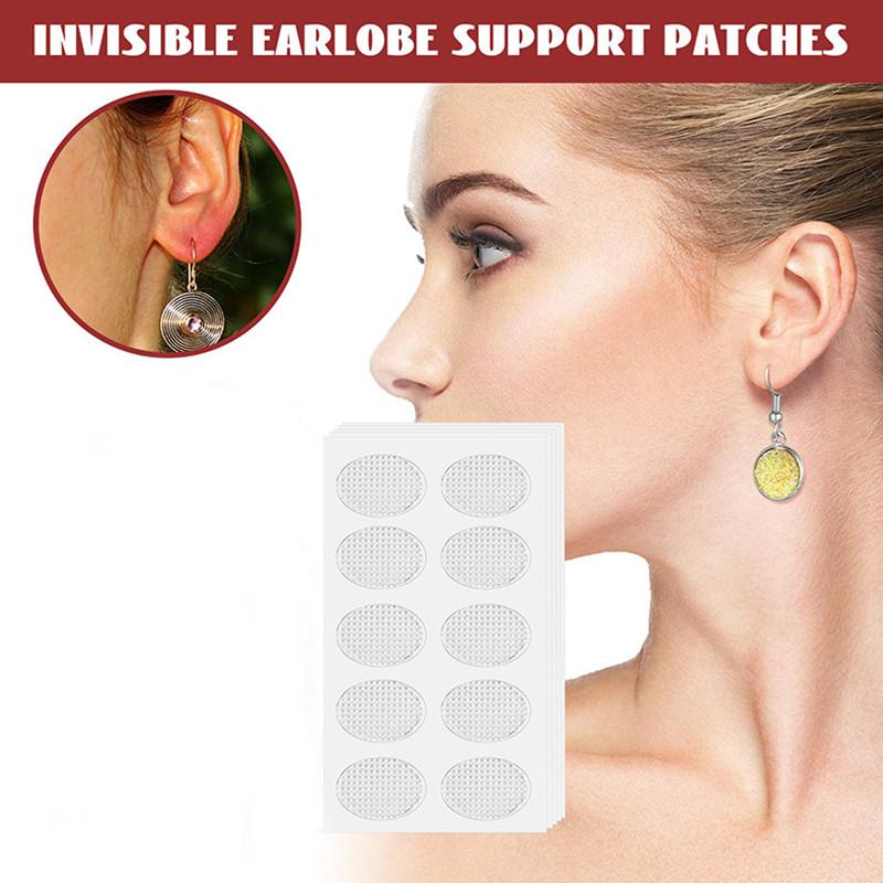 Наклейка для поднятия ушей, накладные серьги, поддержка женских невидимых сережек, защита, снимающая напряжение от тяжелых сережек
