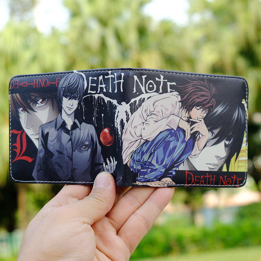 Аниме DEATH NOTE L Coin PU Кожаный кошелек Прохладный