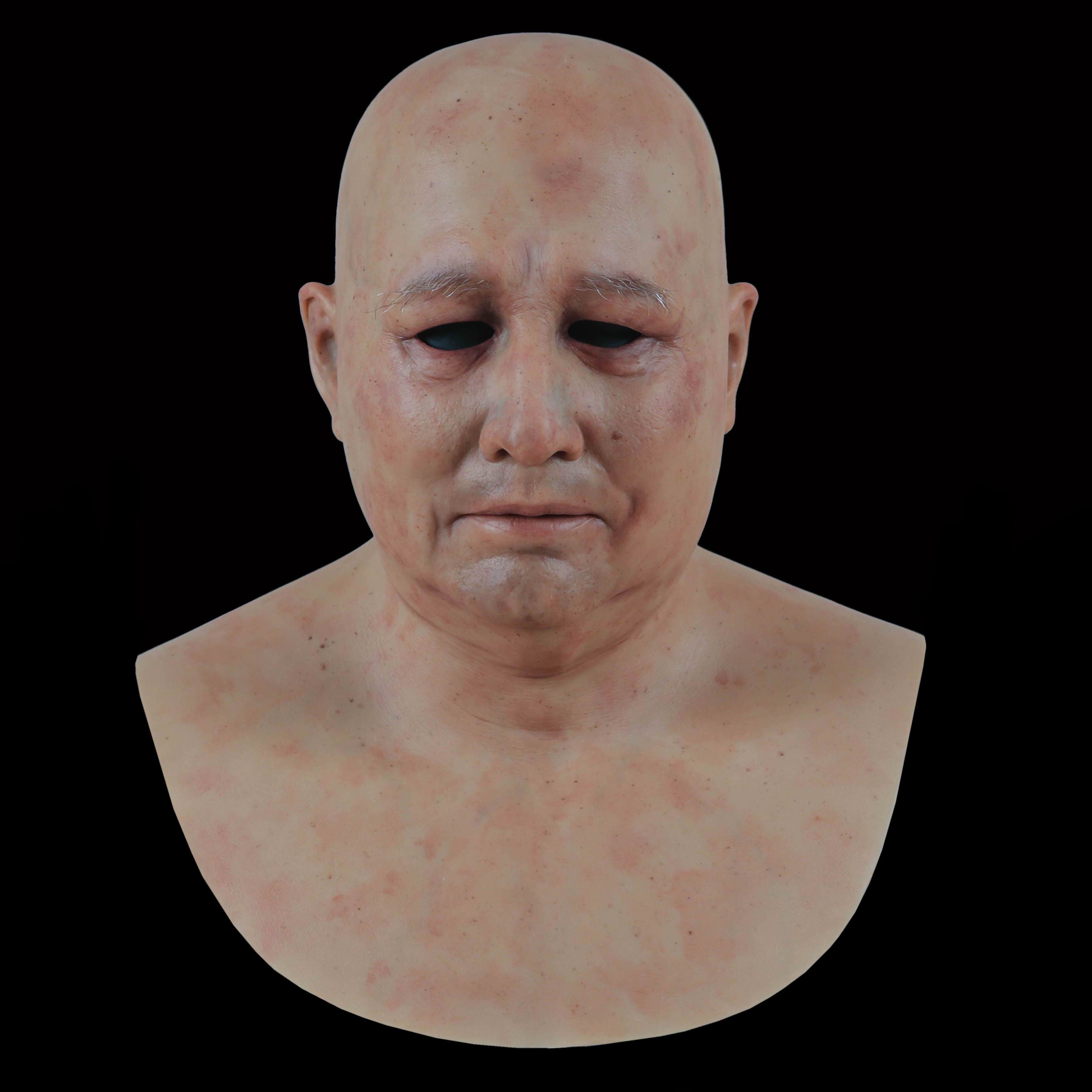 Реалистичный толстый старик Высококачественная силиконовая маска/ Мягкая кожа Силиконовая маска Силиконовая маска Реалистичная силиконовая маска KingFaceFX