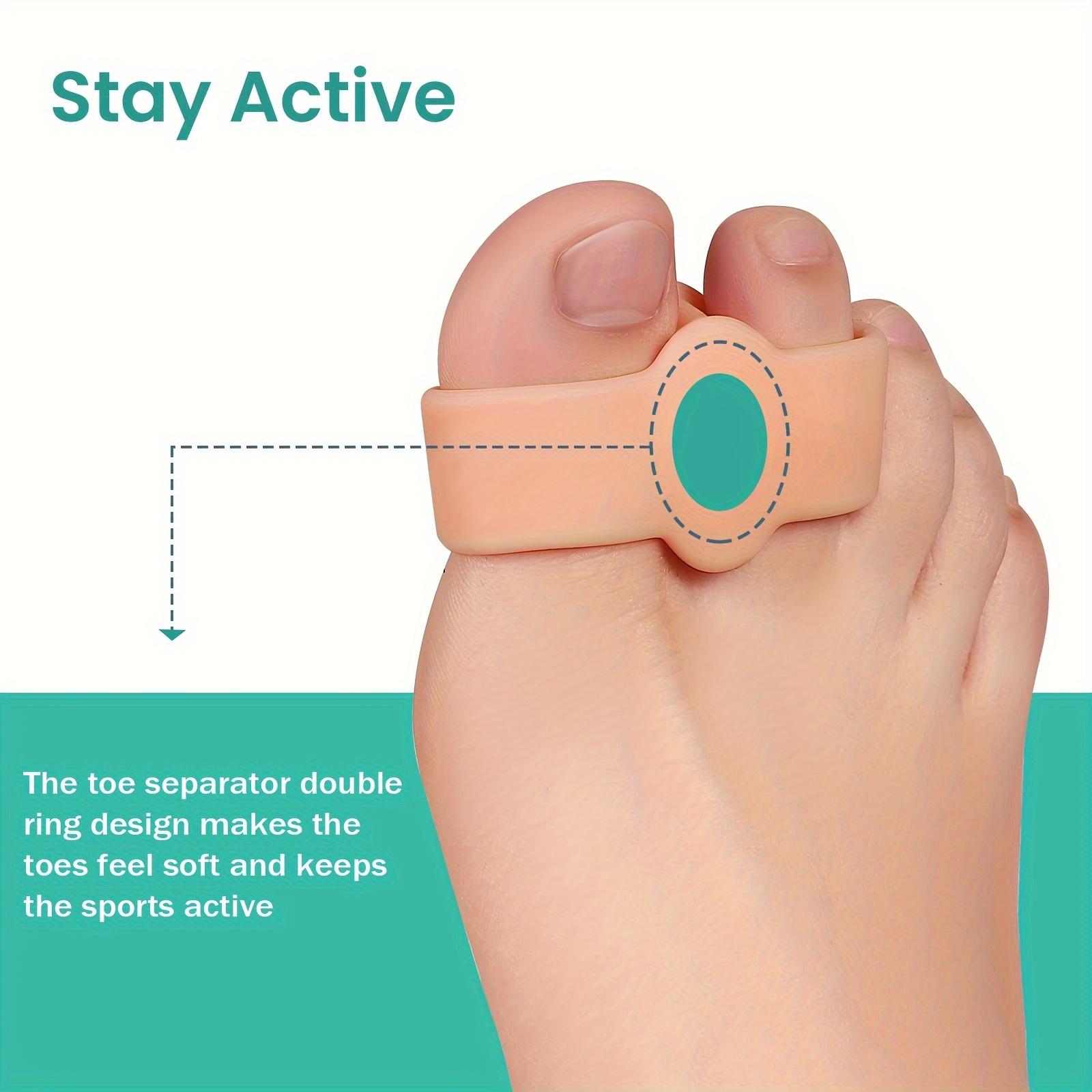 Soft Gel Toe Separators For Men And Women, Big Toe Spacer Cushion Pads