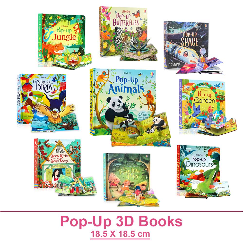 Детские объемные книги с клапанами 3D, книги на английском языке, сказки, книга для чтения перед сном, развивающая обучающая игрушка, детский подарок, Монтессори