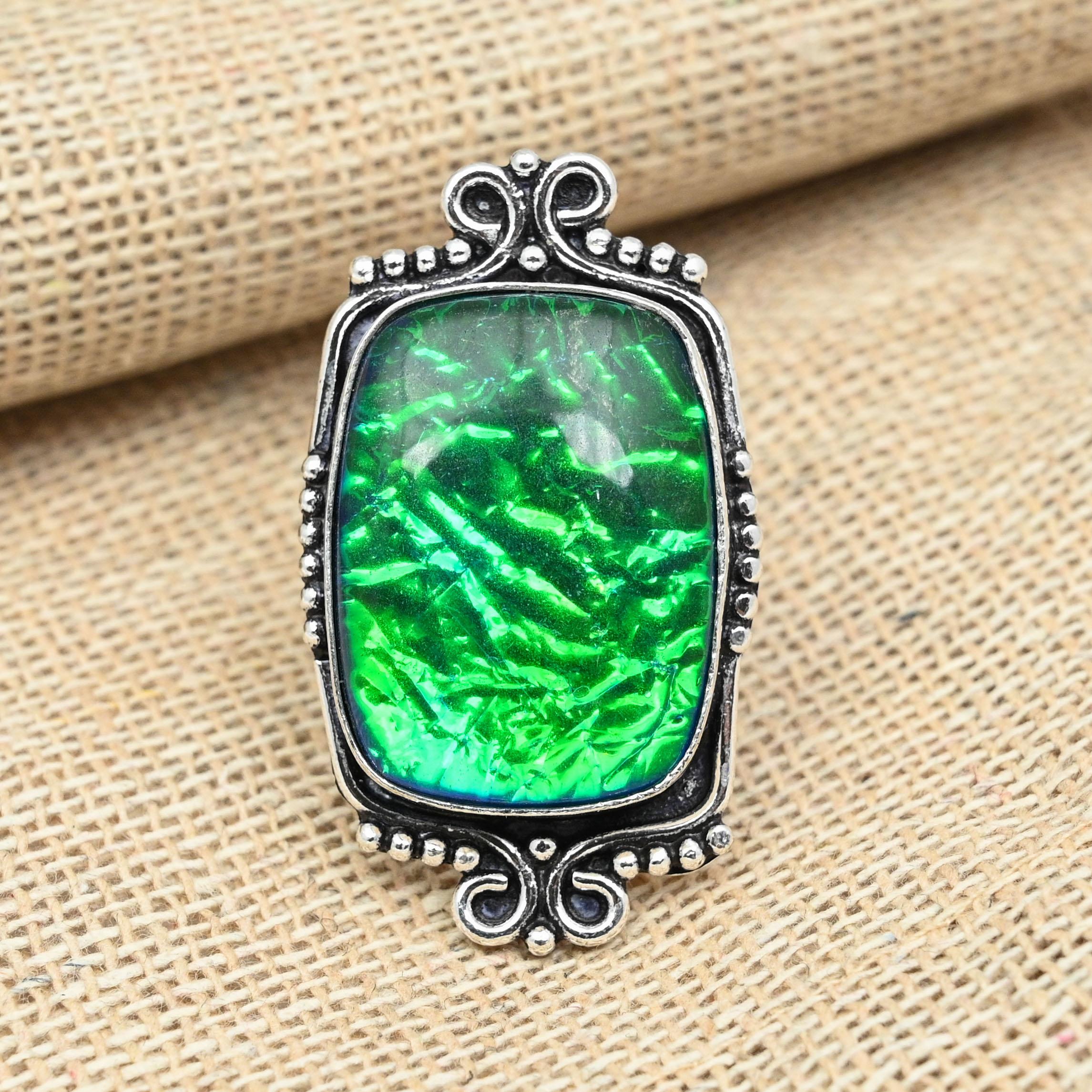 Удивительный розовый тройной опал, драгоценный камень, ювелирное изделие из стерлингового серебра 925 пробы, кольцо ручной работы