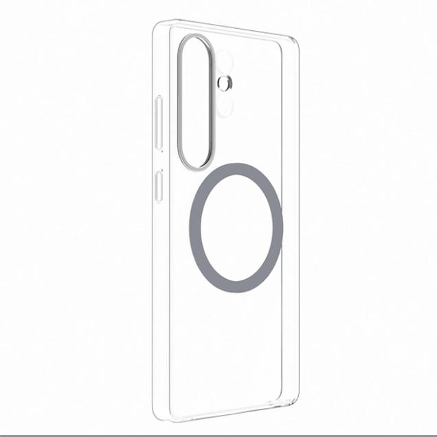 Оригинальный Samsung Galaxy S25 Ultra S25+ S25 Plus S25 прозрачный магнитный чехол с магнитом совместимый защитный чехол для зарядного устройства Qi2