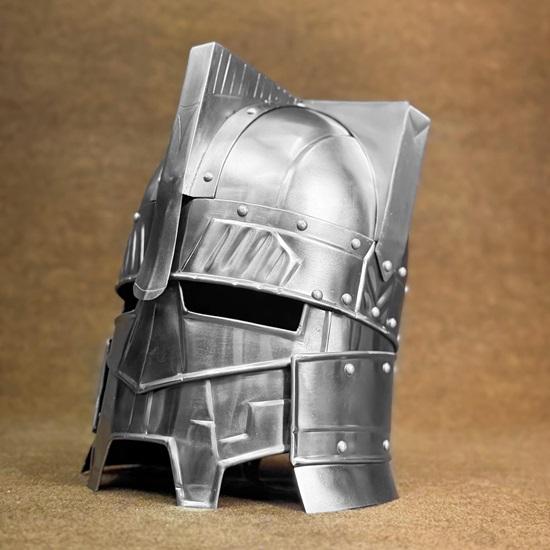 Шлем воина-гнома Мории, средневековые доспехи в стиле ВК для LARP, косплея, рыцарских костюмов и коллекционных экспозиций