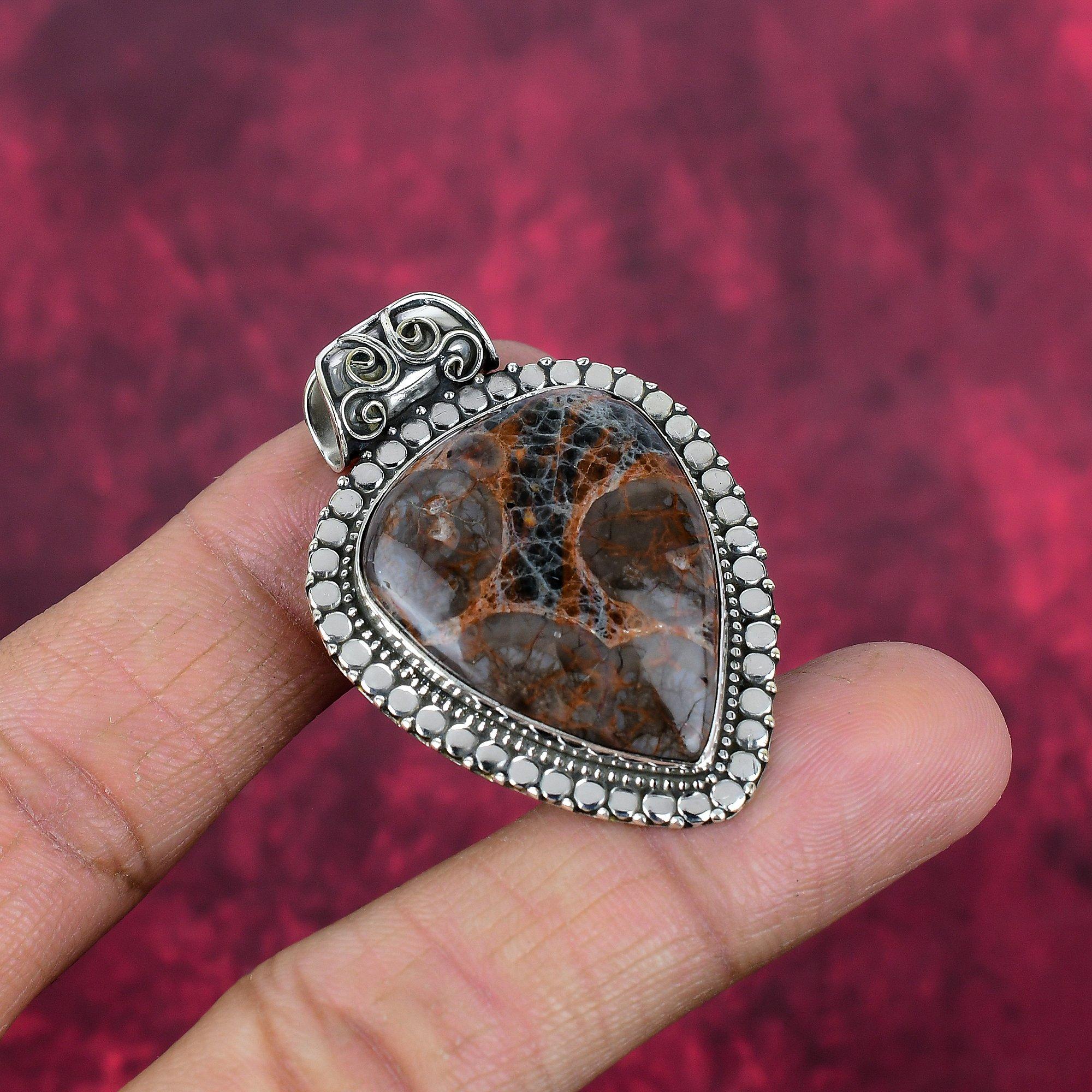 Подвеска из кости дракона, ювелирные изделия ручной работы, 925 пробы, кулон из чистого серебра, ювелирные изделия из натурального драгоценного камня, уникальный дизайн, кулон, свадебный подарок, женские подвески