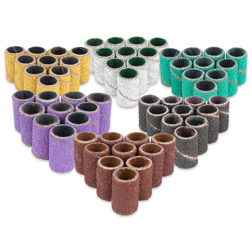 5000 шт шлифовальные ленты для дизайна ногтей 80 # 120 # 180 # 240 шлифовальная лента для маникюра, дрель для удаления гель-лака, педикюра