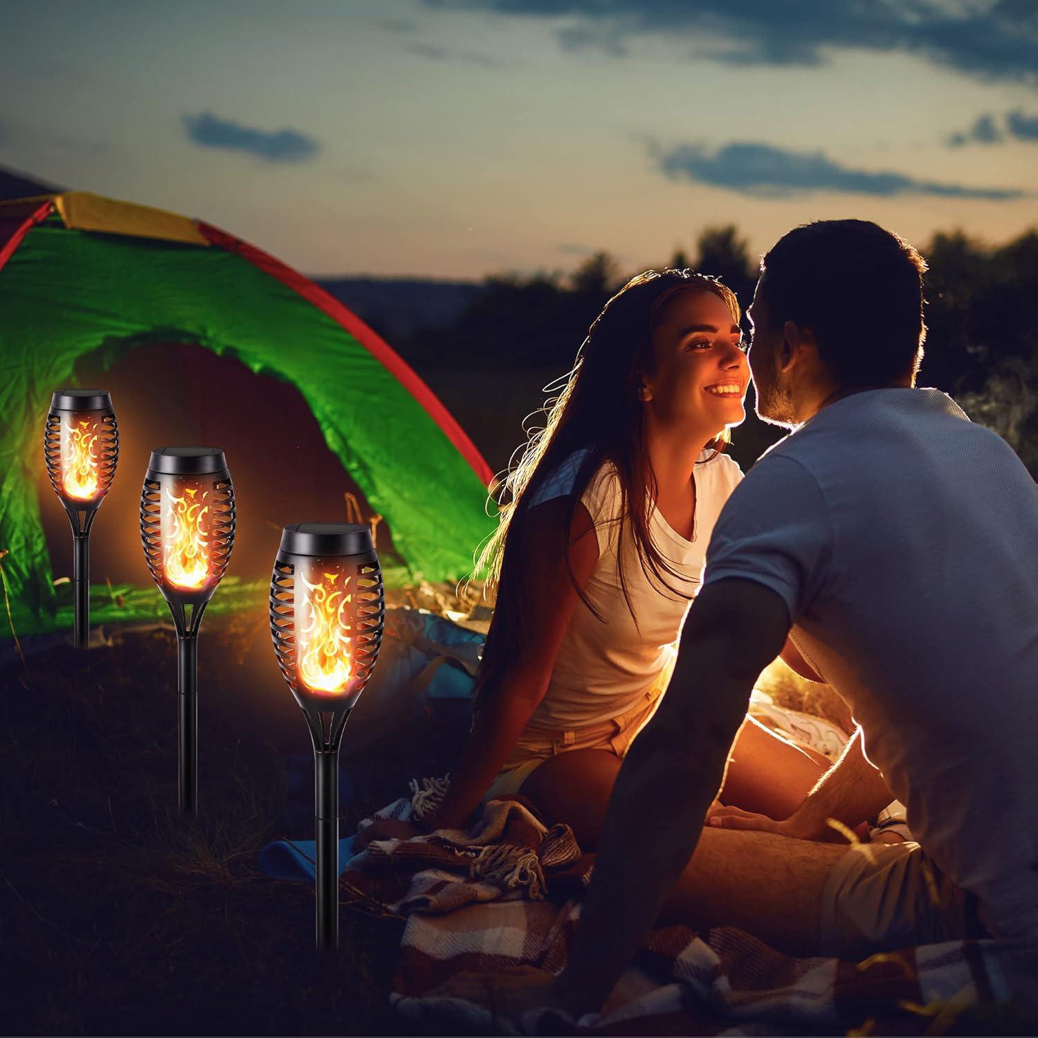 4/6/8/12 Уличные солнечные фонари с миганием, водонепроницаемые светодиодные фонари для садов, кемпинга, вечеринок, садов, Хэллоуина, автоматическое включение